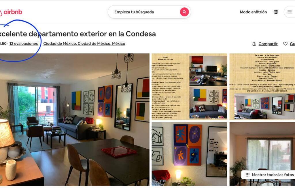 Апартаменти Excelente Departamento En La Condesa Мехіко Екстер'єр фото